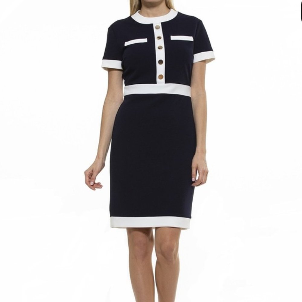 Alexia Admor Eva black/white dress